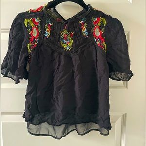 Embroidered blouse